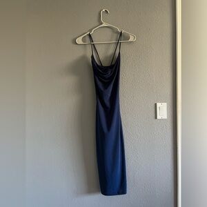 Windsor Navy Midi Dress